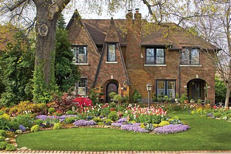 tudor revival landscaping